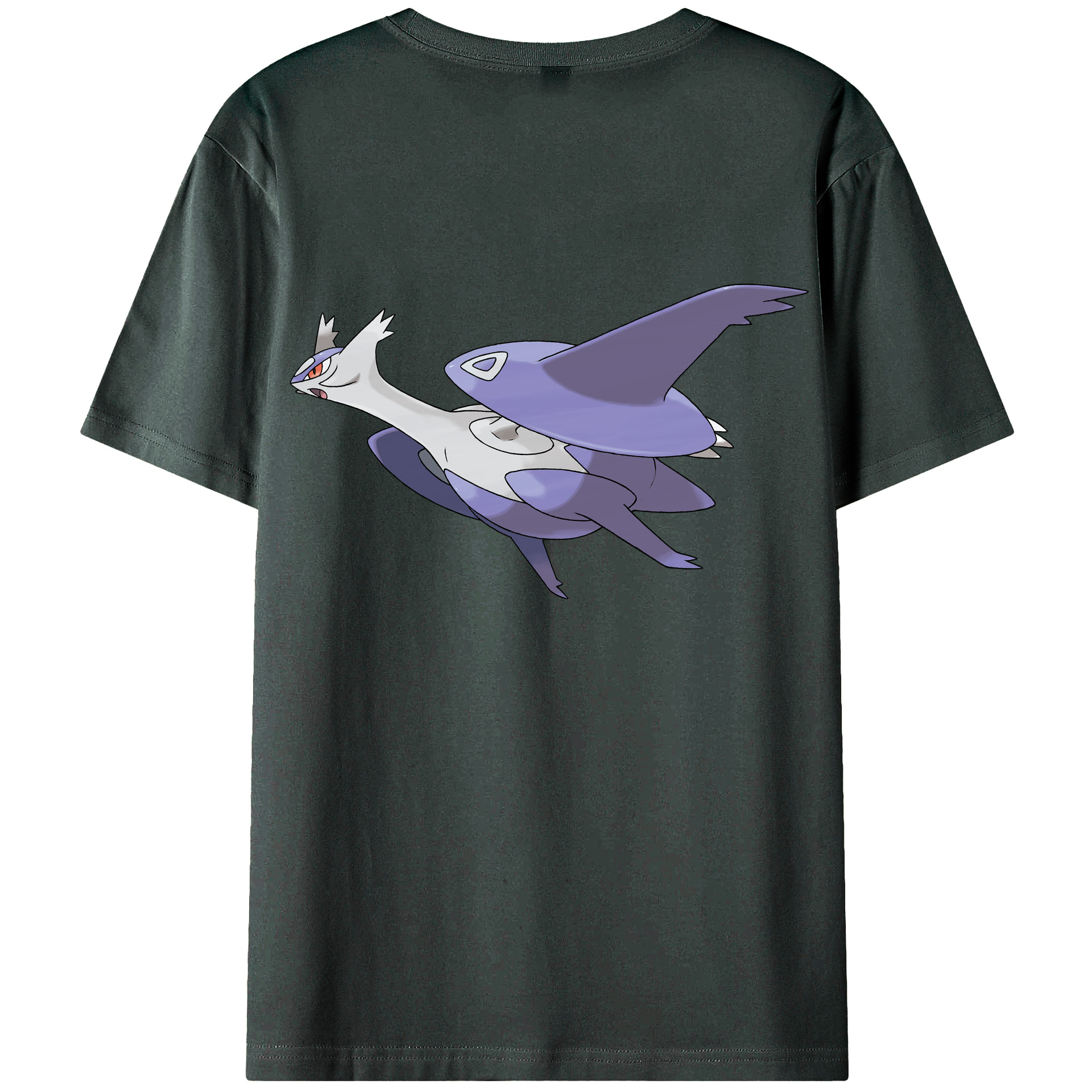 （画像用） ポケットモンスター Pokémon 綿100％ メンズ半袖Tシャツ（バックプリント） 通気性